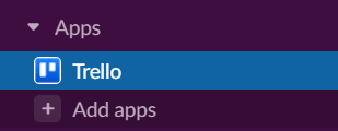 Trello Slack App